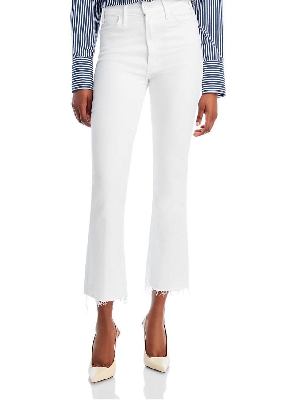 Mother The Hustler High Rise Flare Leg Ankle Jeans - NWT